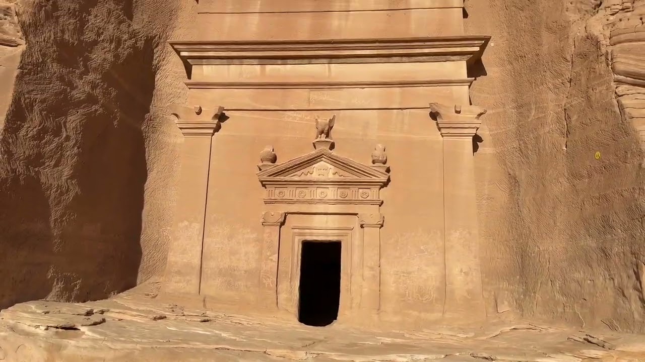 サウジアラビア🇸🇦アルウラ　ヘグラ遺跡の様子