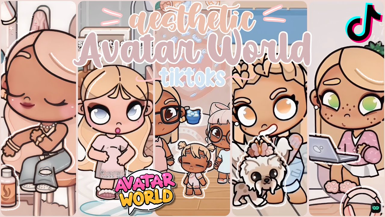 🩰45 minutes of Aesthetic Avatar World (routines, roleplay, cooking etc.)| Avatar World TikToks