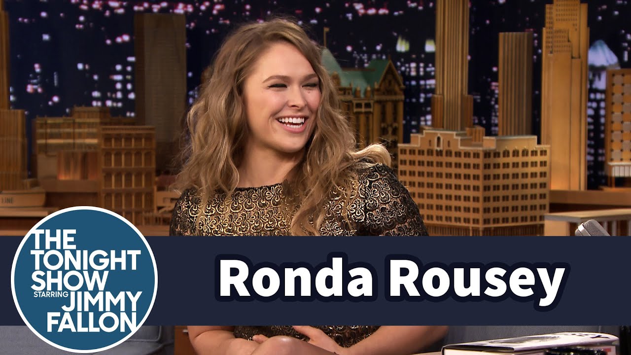 Ronda Rousey Demonstrates Infamous Armbar on Jimmy