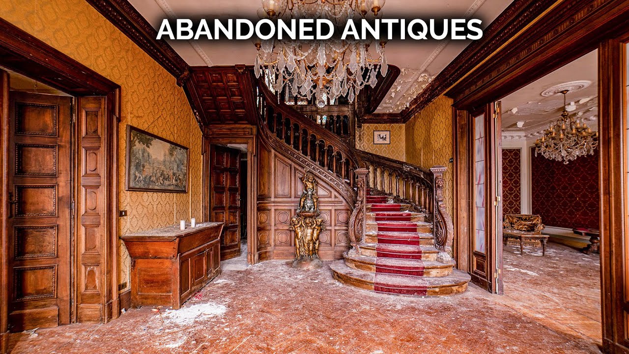 Abandoned Millionaire Victorian Mansion - Japanese family left antiques