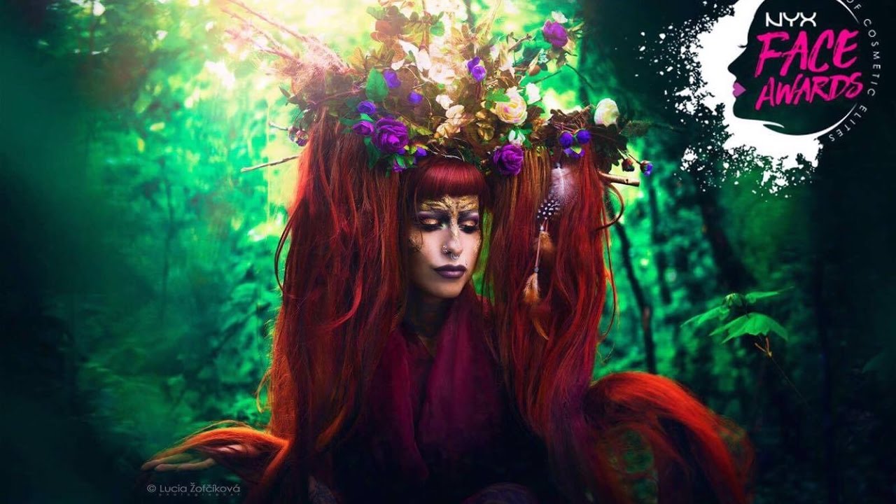 NATURE GODDESS - VESNA -The Goddess of Spring :NYX Face Awards 2017 CZ/SK /TOP 20/