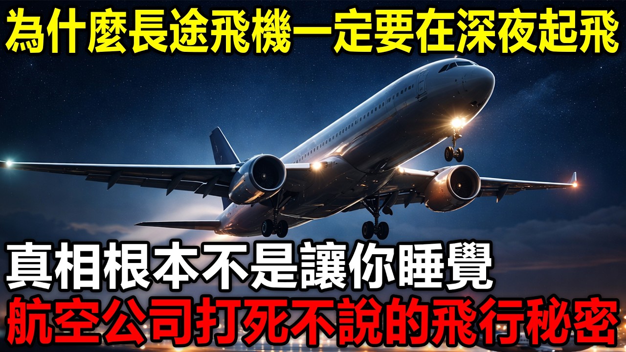 夜間長途航班的秘密：不只是為了省時間，背後藏著民航業的關鍵邏輯。