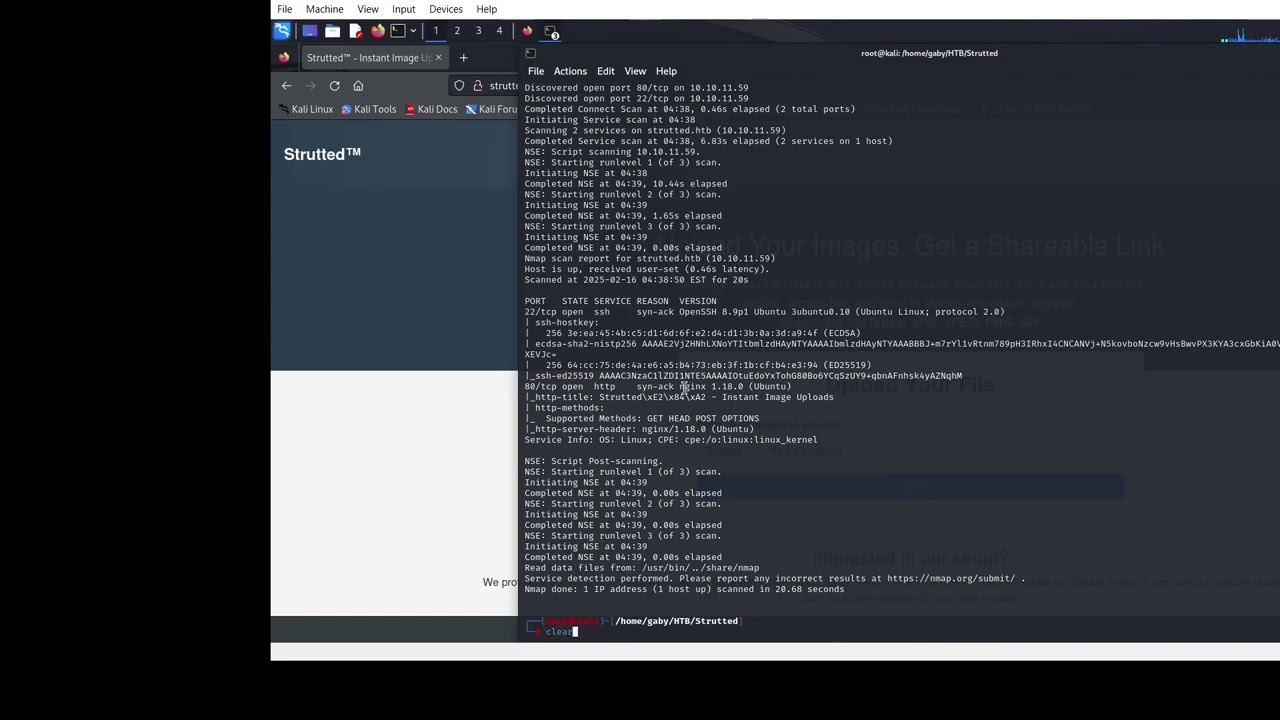 Strutted HackTheBox part 1