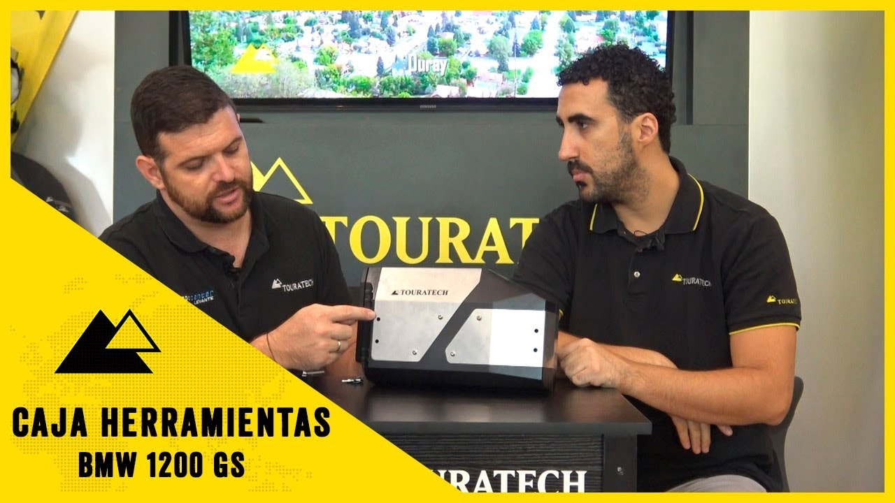 Caja de herramientas moto BMW R 1200 GS de Touratech 🔧🔧