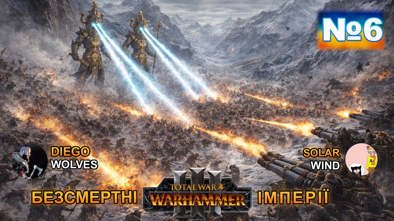Total War:WarhammerIII Court of Lybaras/Ironbrow's Expedition.SolarUAWind&Diego Wolves Multiplayer№6