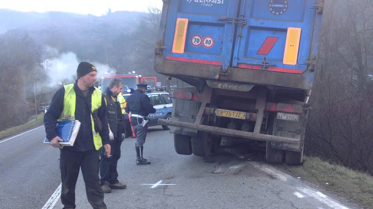 22 gennaio 2014 schianto mortale a Sabbio Chiese