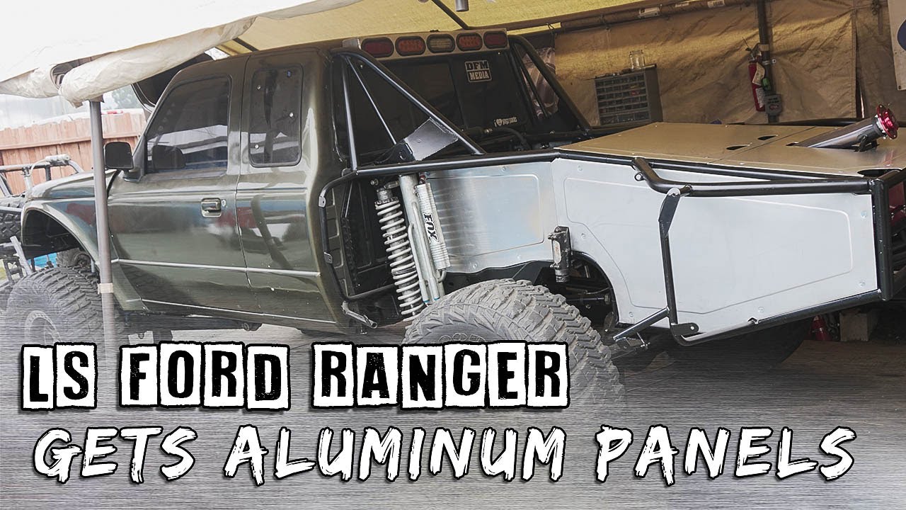 Building Aluminum 5052 Bed Cage Panels - LS Ford Ranger
