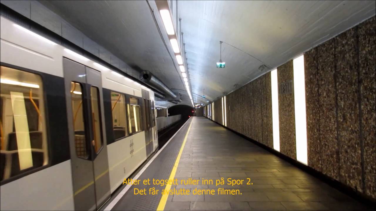 Oslo-Akershus T-bane - Linje 5: Vestli T-banestasjon [HD]