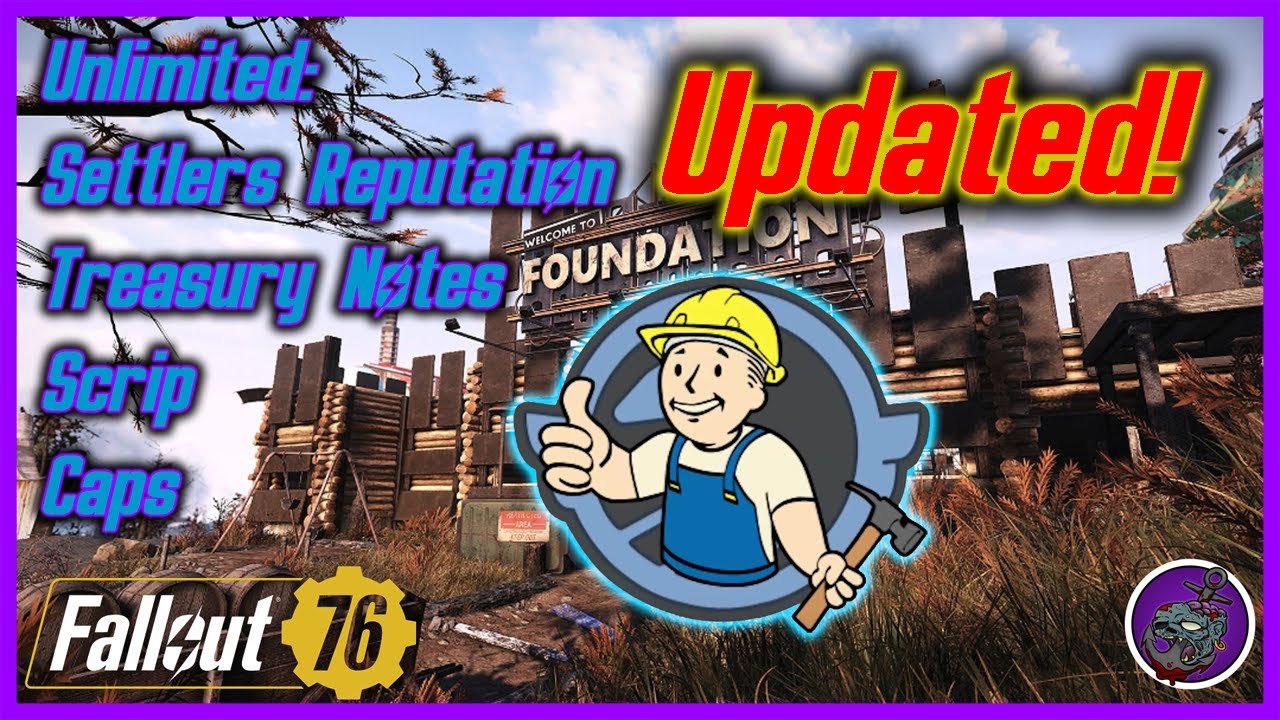 Fallout 76 | Updated Glitch! | Method 1 | Unlimited: Settlers Reputation, Treasury Notes, Scrip.