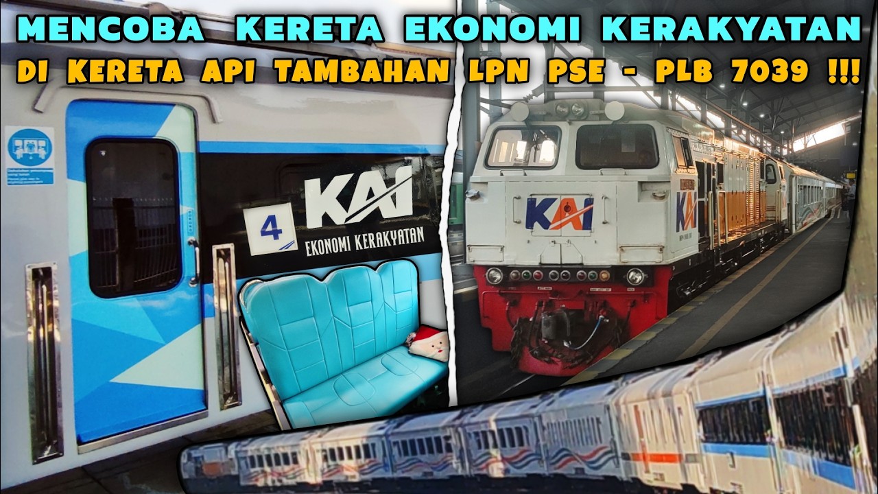 NAIK KERETA EKONOMI KERAKYATAN TERBARU, DI KERETA API TAMBAHAN LEMPUYANGAN - PASAR SENEN, KE CIREBON