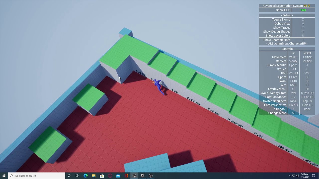 Turn Advance Locomotion System into a Top Down
