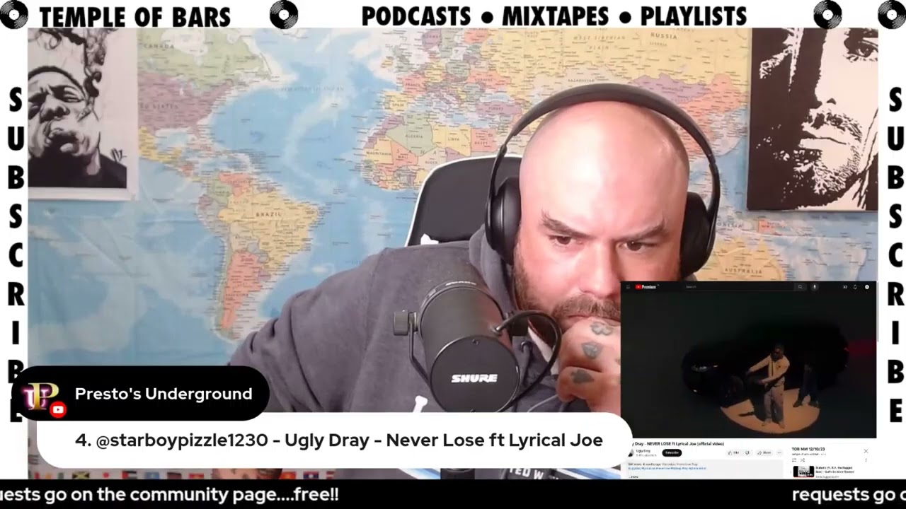 UGLY DRAY ft LYRICAL JOE Never Lose TOB REACTION CLIP