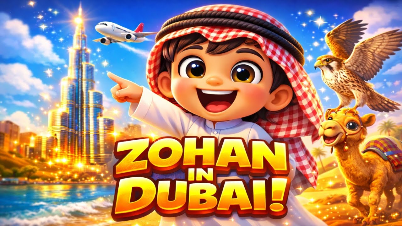 ZOHAN IN DUBAI! 😲 | Kids World Tour Adventure 🌍✈️ | Burj Khalifa, Desert & Fun Vlog