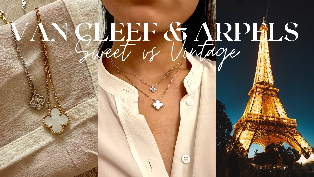 Van Cleef & Arpels Vintage and Sweet Alhambra comparison | pendants, diamonds and mother of pearl