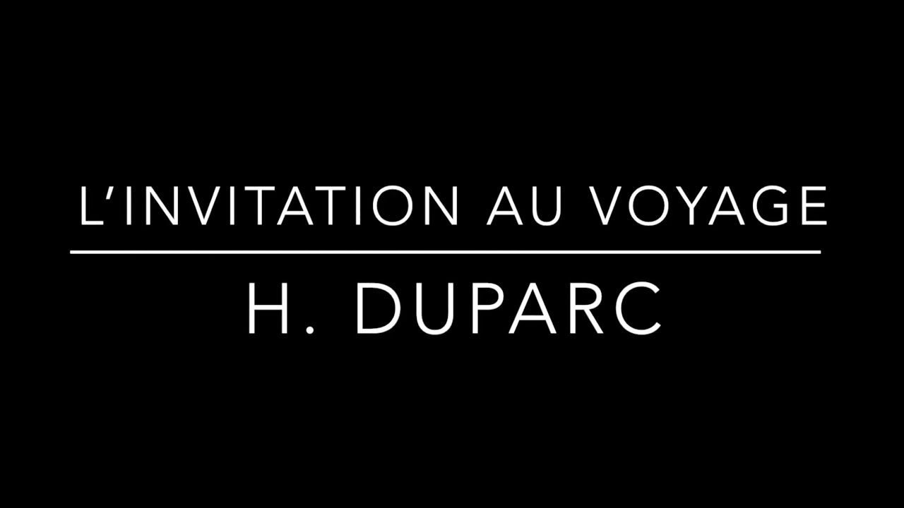 Corey Hable, Countertenor | Henri Duparc - L’invitation au voyage