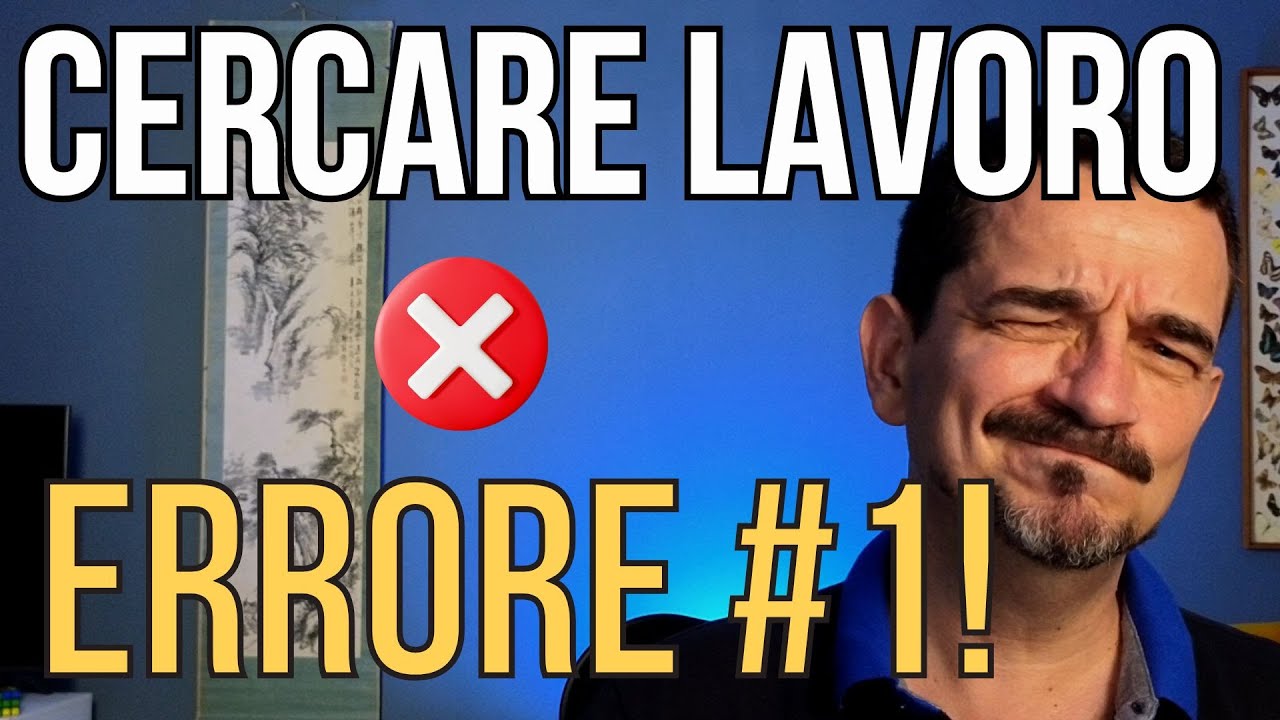 Errori da evitare cercando un lavoro!