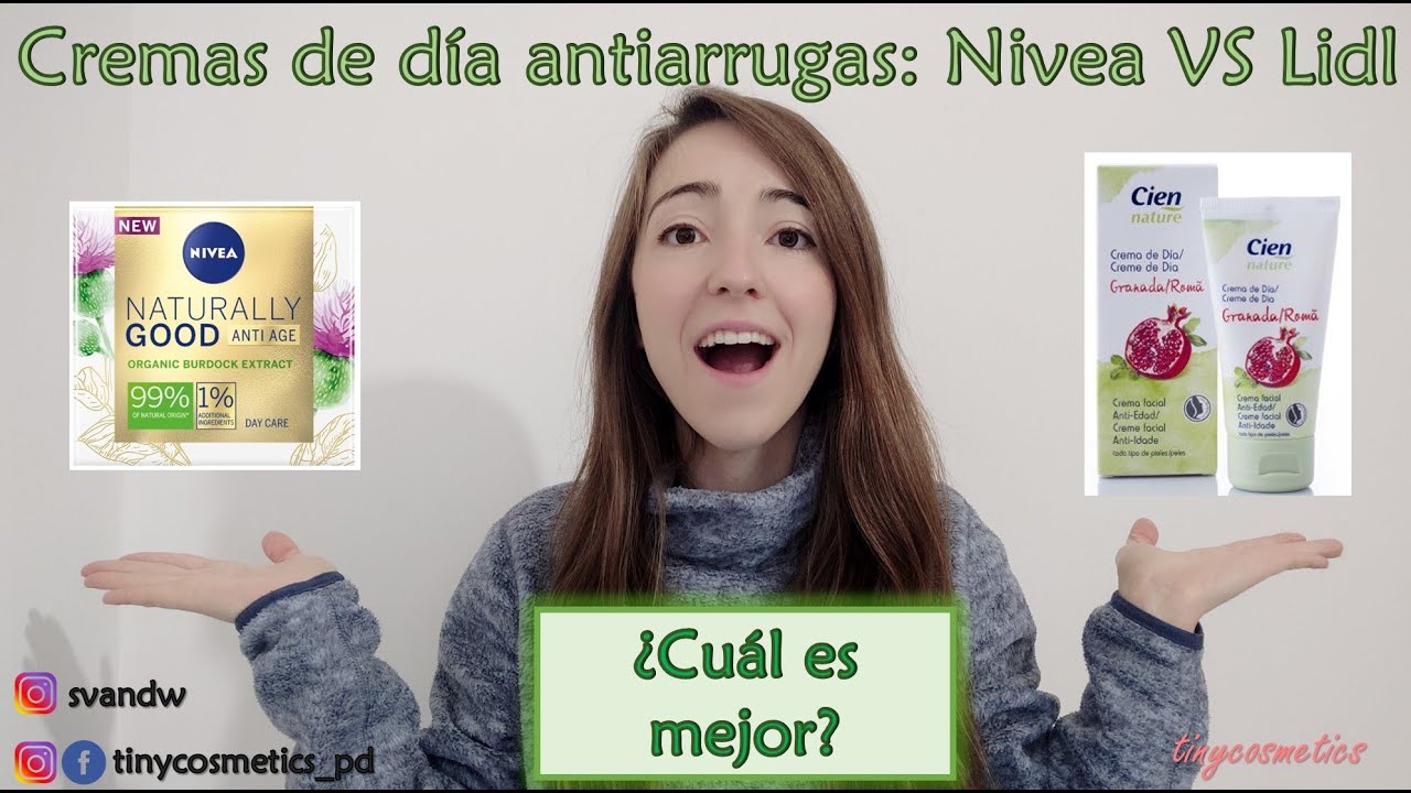 Nivea VS Lidl Cien nature: comparamos sus cremas de d&iacute;a antiarrugas, &iquest;cu&aacute;l es mejor? {tinycosmetics}