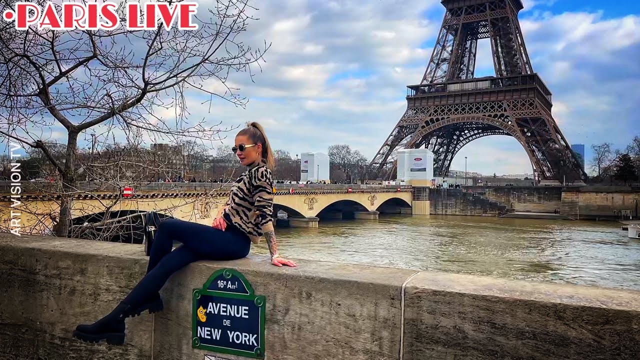 [🇫🇷PARIS ] Paris Beautiful Spring Day  Walk Live Streaming 06/ March/2024