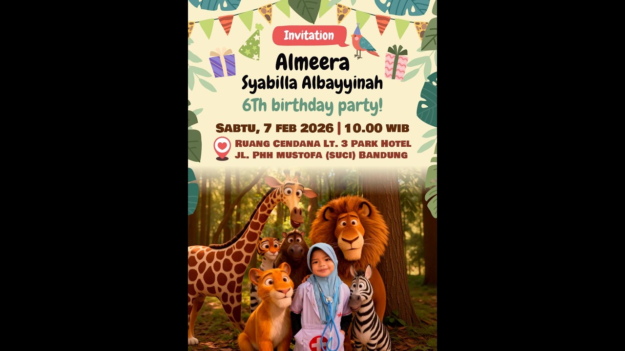 Birthday Almeera 6th At Prime Park HOTEL Bandung