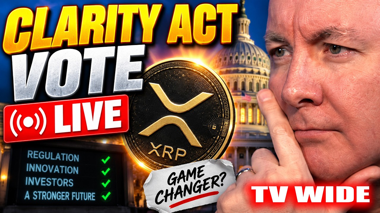 🚨 ГОЛОСОВАНИЕ ПО CLARITY ACT В ПРЯМОМ ЭФИРЕ: Исторический день для XRP и криптовалют начинается с...