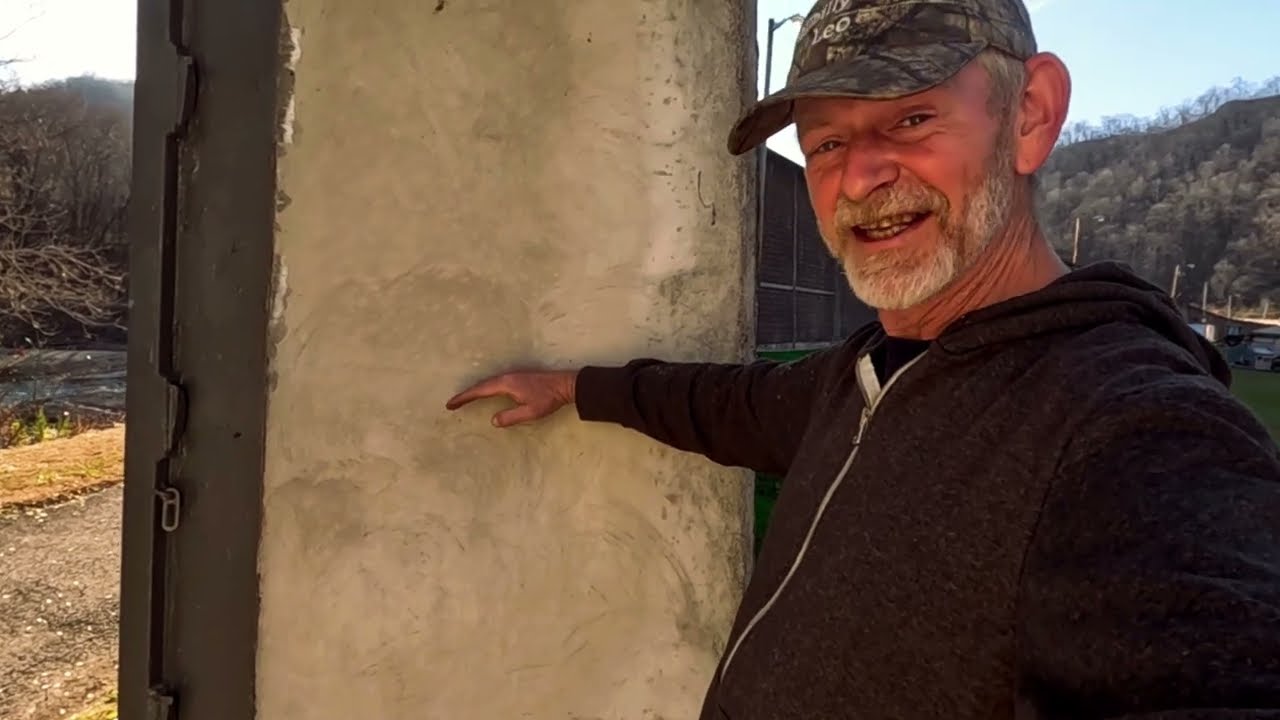 Matewan West Virginia Flood wall - Hatfield & McCoy Feud territory
