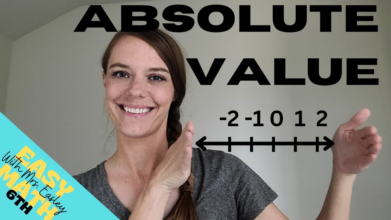 ABSOLUTE VALUE [Number Lines] 6th Grade Math