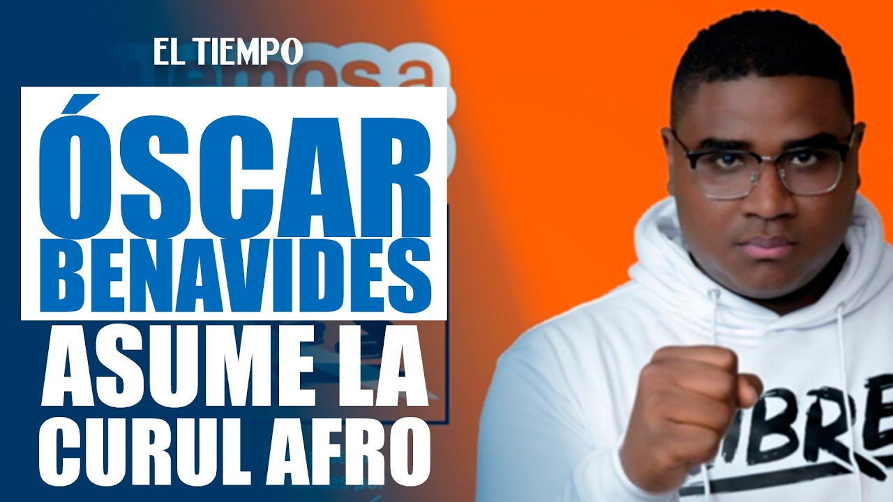 Óscar Benavides asume la curul afro en el Congreso tras la 