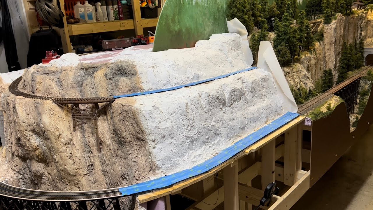 O/On30 - Last Major Sculptamold & Plaster Application- Model Railroad Adventures with Bill EP217