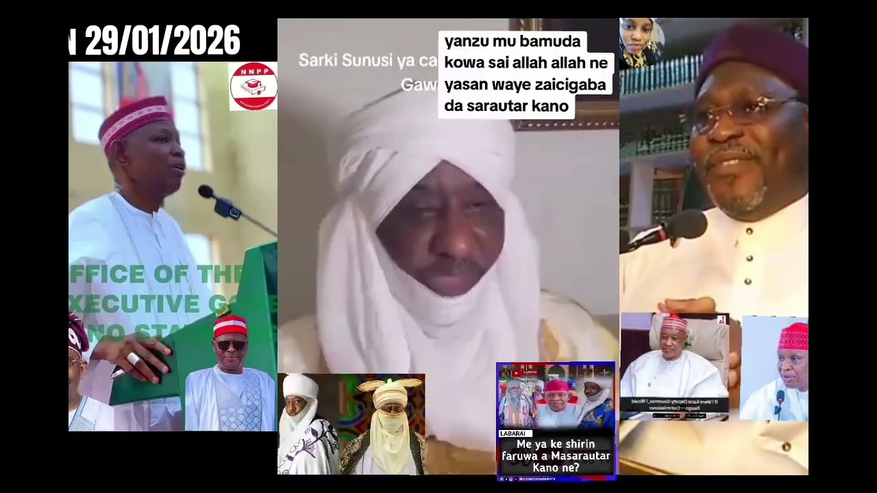Sarki Sunusi Yayi magaganu Zafafan Kai Abubuwan da ke faruwa a kano #2026 
