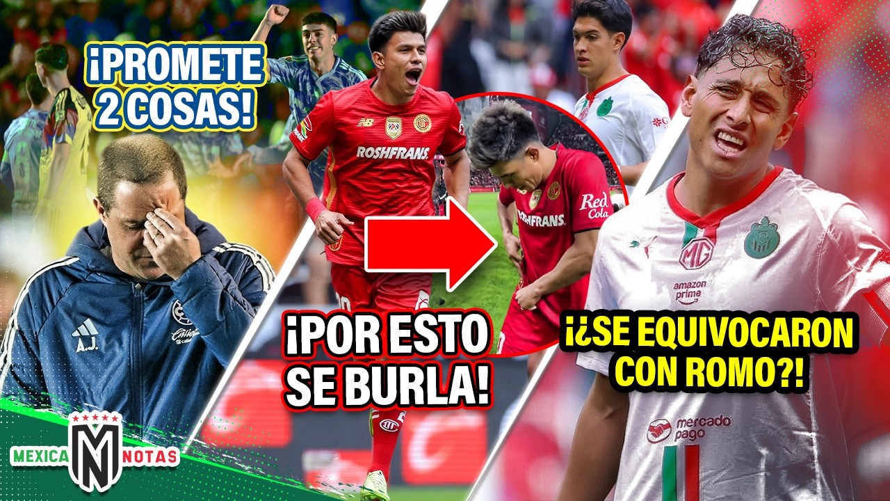 Jardine promete 2 cosas tras fea goleada |Por esto Gallardo se burla de Chivas|¿La regaron con Romo?