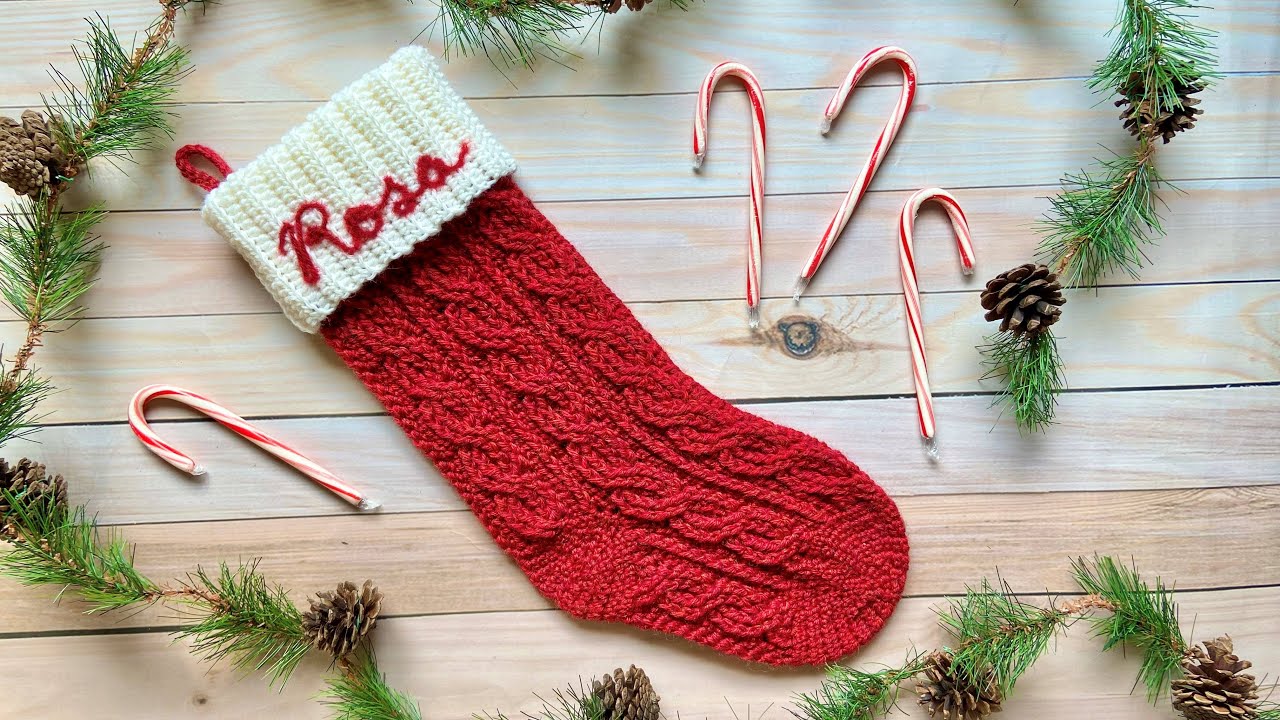 Cable Christmas Stocking