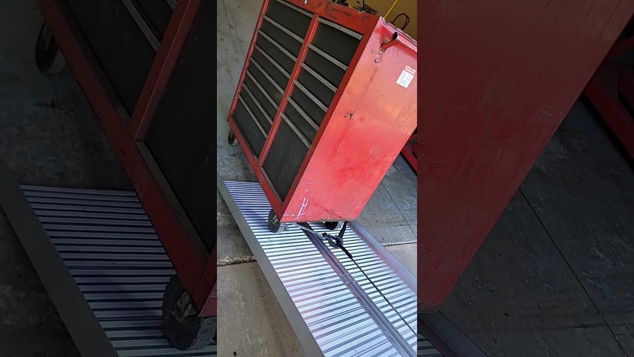 easy way loading toolbox without tow truck. have to invest a little but worth it