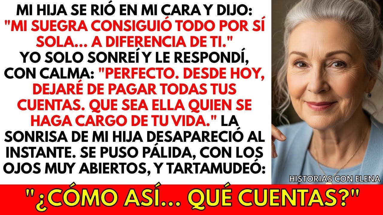 Mi hija dijo: “Mi suegra es mejor que tú.” Ella jamás imaginó lo que pasaría después…
