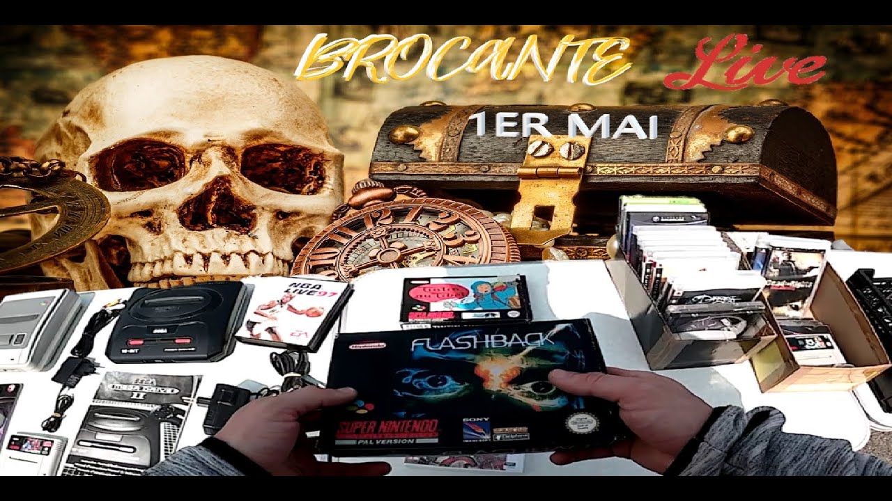 BROCANTE  LIVE🎥 1er mai je passe sur un stand aprés GORGUL  x)
