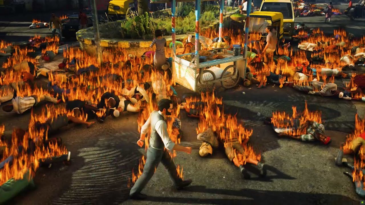 Mumbai Daytime Burn Everyone Fire Suit