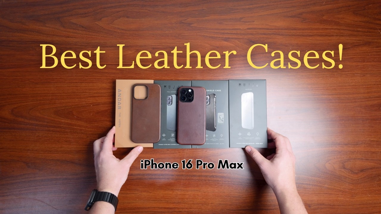 Best Leather Cases iPhone 16 Pro Max | Nomad / Mujjo / Andar