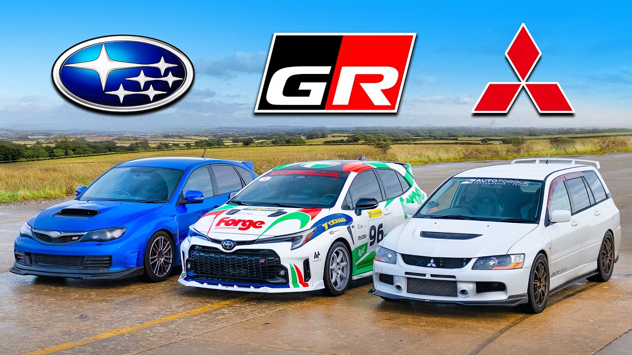 TUNINGOWANE: Subaru v Mitsubishi v Toyota: WYŚCIG