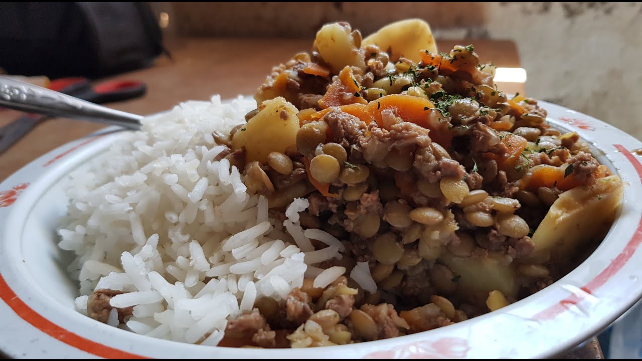 LENTEJAS CON ARROZ BOLIVIA