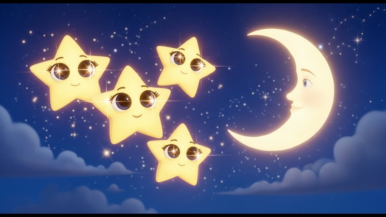 Counting Stars in the Night Sky ⭐🌌 | Numbers Song for Kids | Fun Counting Adventure