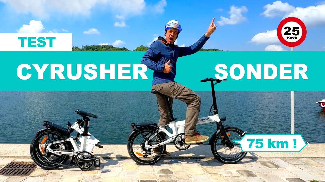Ce vélo ⚡️ pliable tout suspendu va te surprendre ! Cyrusher Sonder