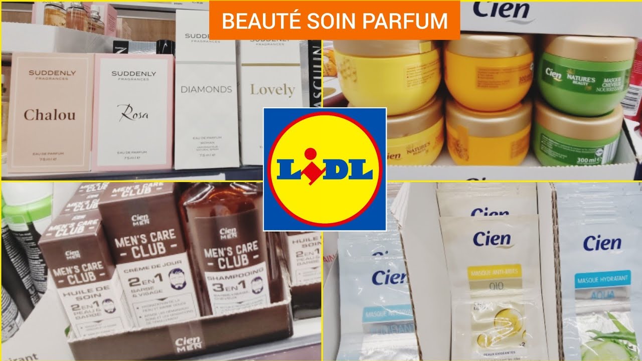 👸🏻🧴ARRIVAGE LIDL BEAUTÉ PARFUM SOINS CIEN