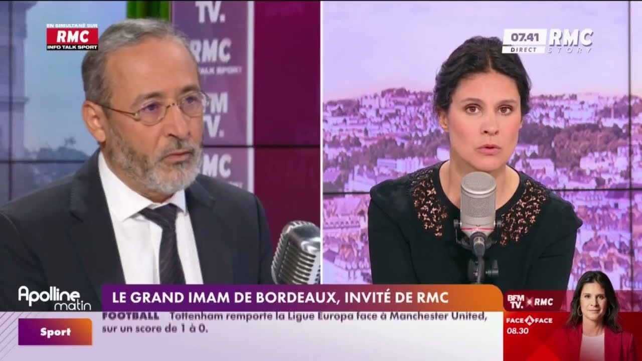 Frères musulmans : le grand imam de Bordeaux, invité de RMC