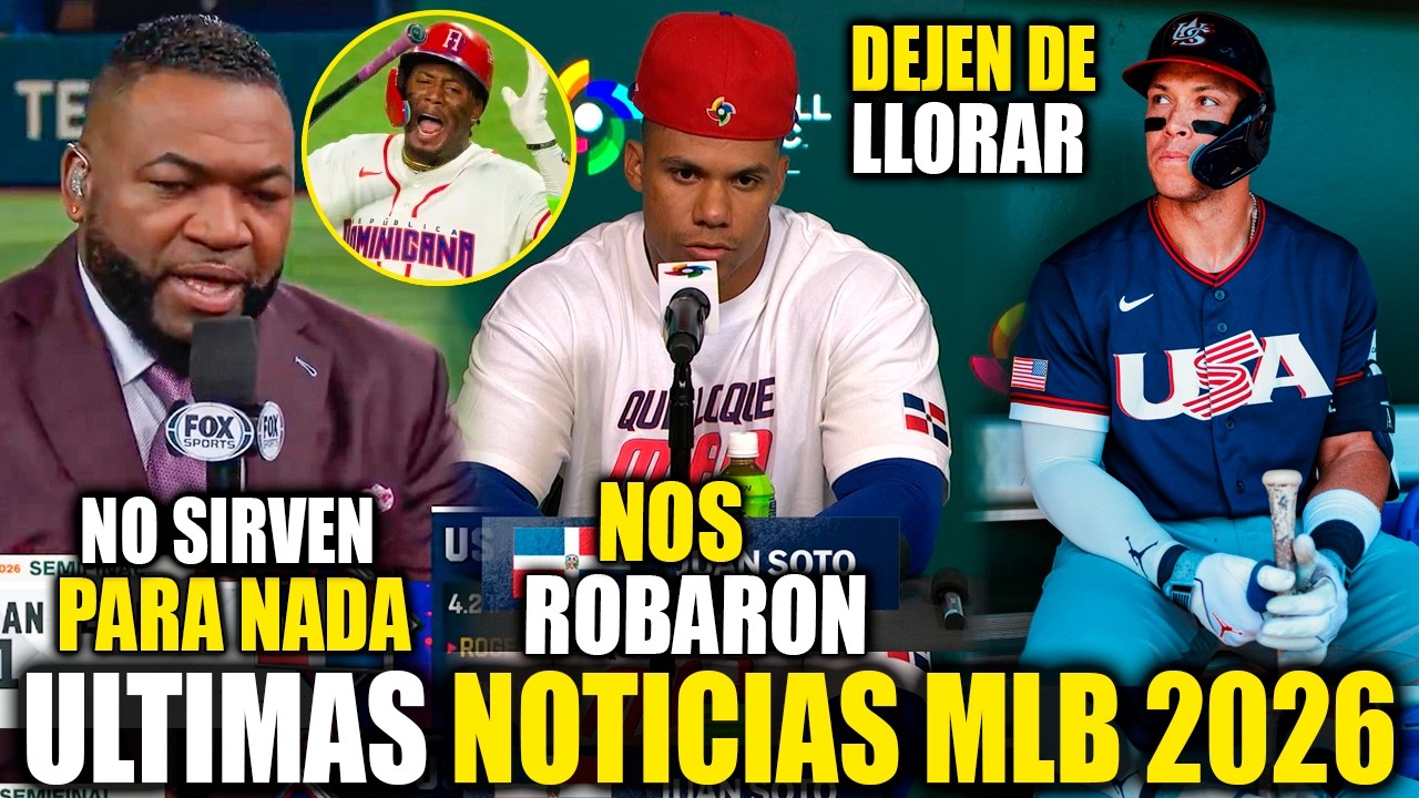 JUAN SOTO ROMPE SILENCIO TRAS ROBO DE USA! DAVID ORTIZ EXPLOTA CONTRA USA! JUDGE RESPONDE A RD! MLB