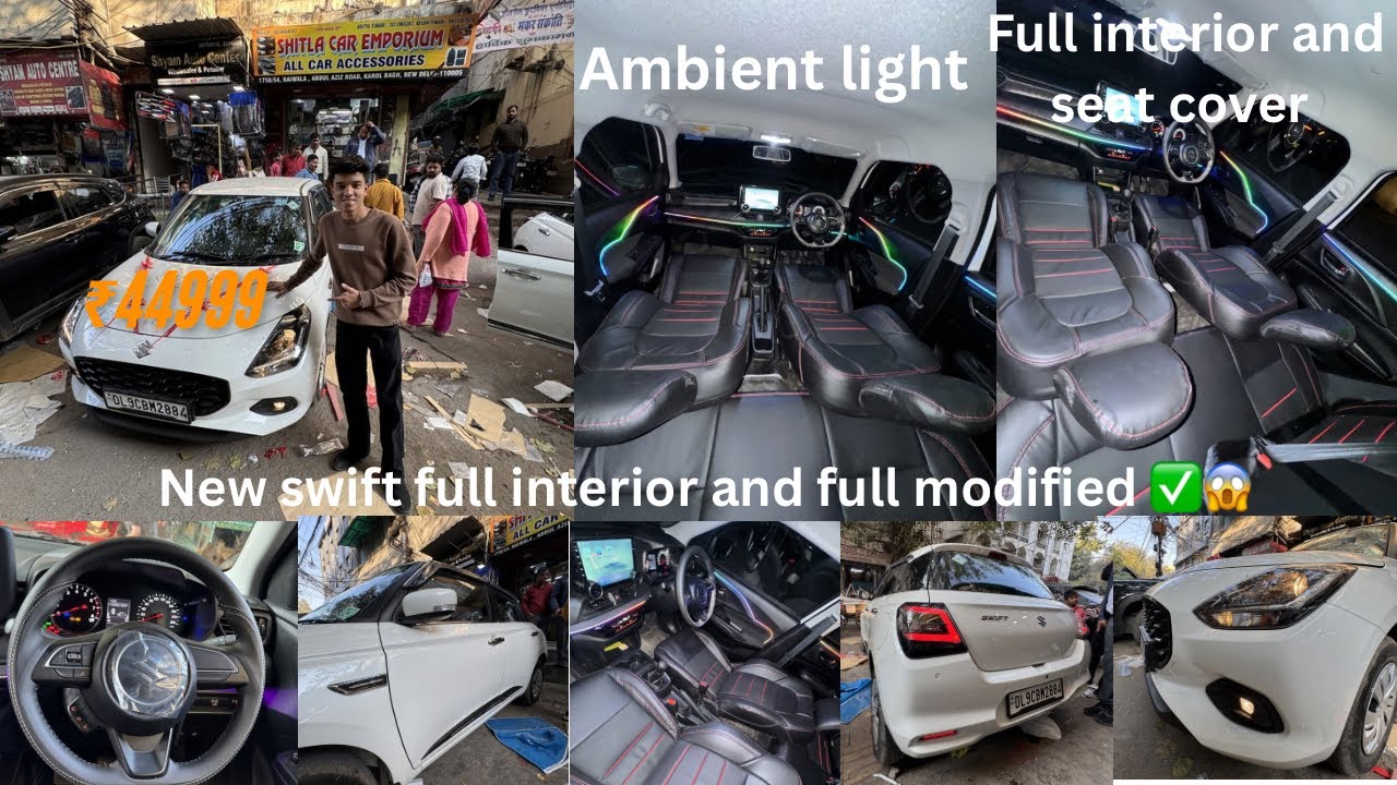 New Swift modified 2026 swift Ixi to zxi swift✅swift pillar light&swift 2025 full interior car swift