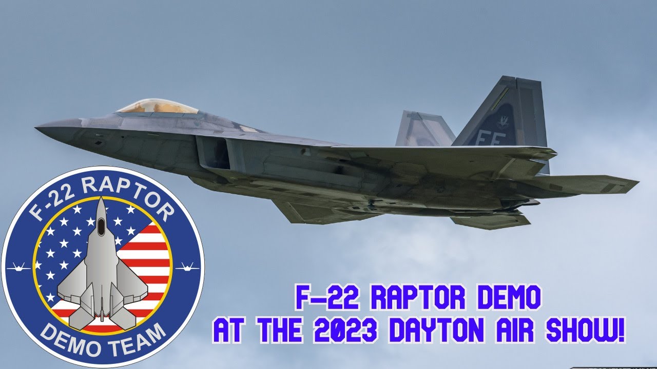 F-22 Raptor Demo at the 2023 Dayton Air Show