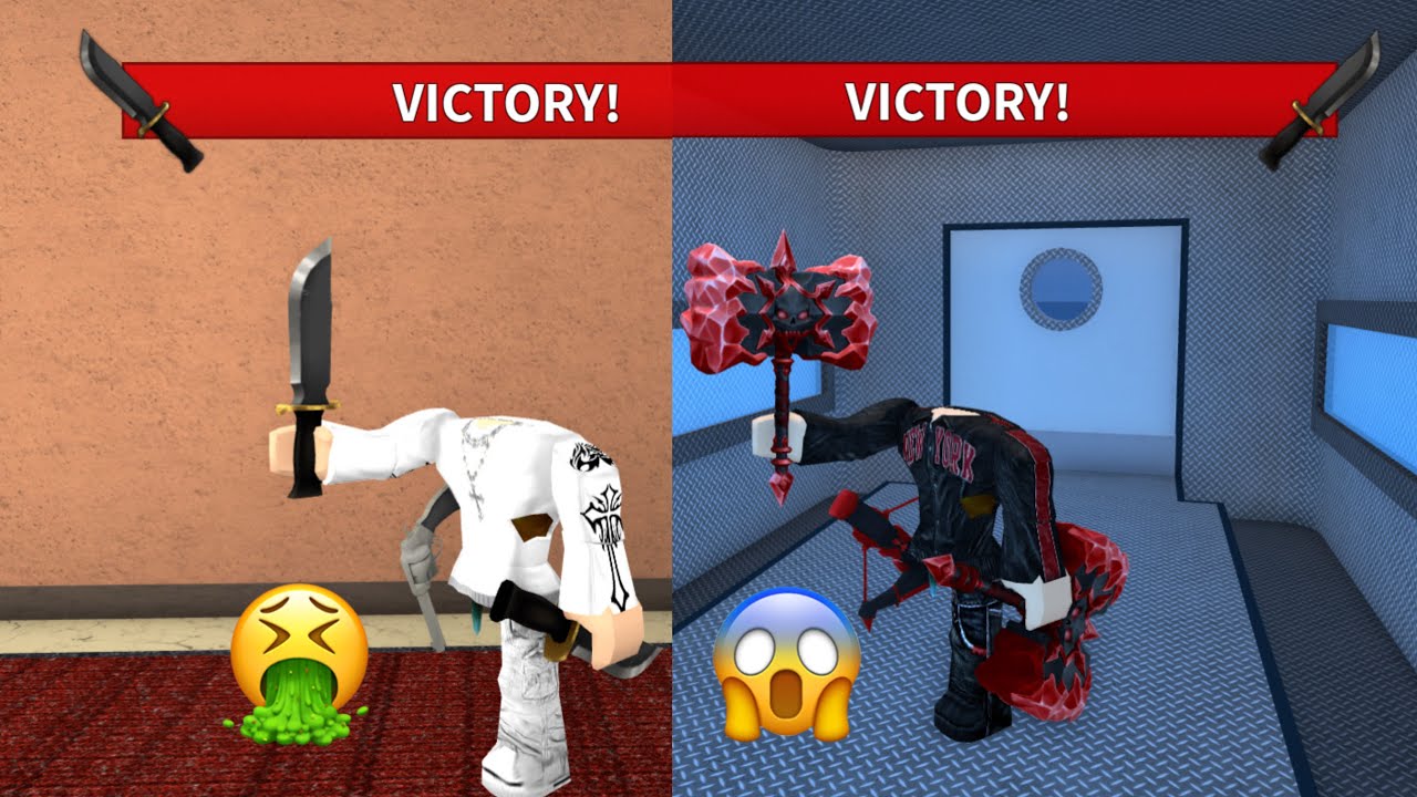 MY WORST VS MY BEST WEAPONS IN MM2 (Murder Mystery 2)
