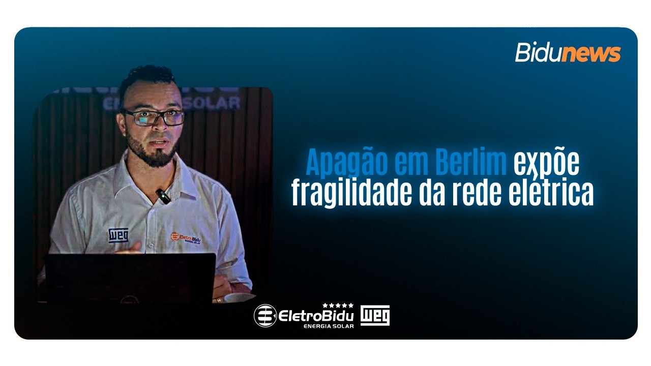 Bidu News | Apagão em Berlim expõe fragilidade da rede elétrica