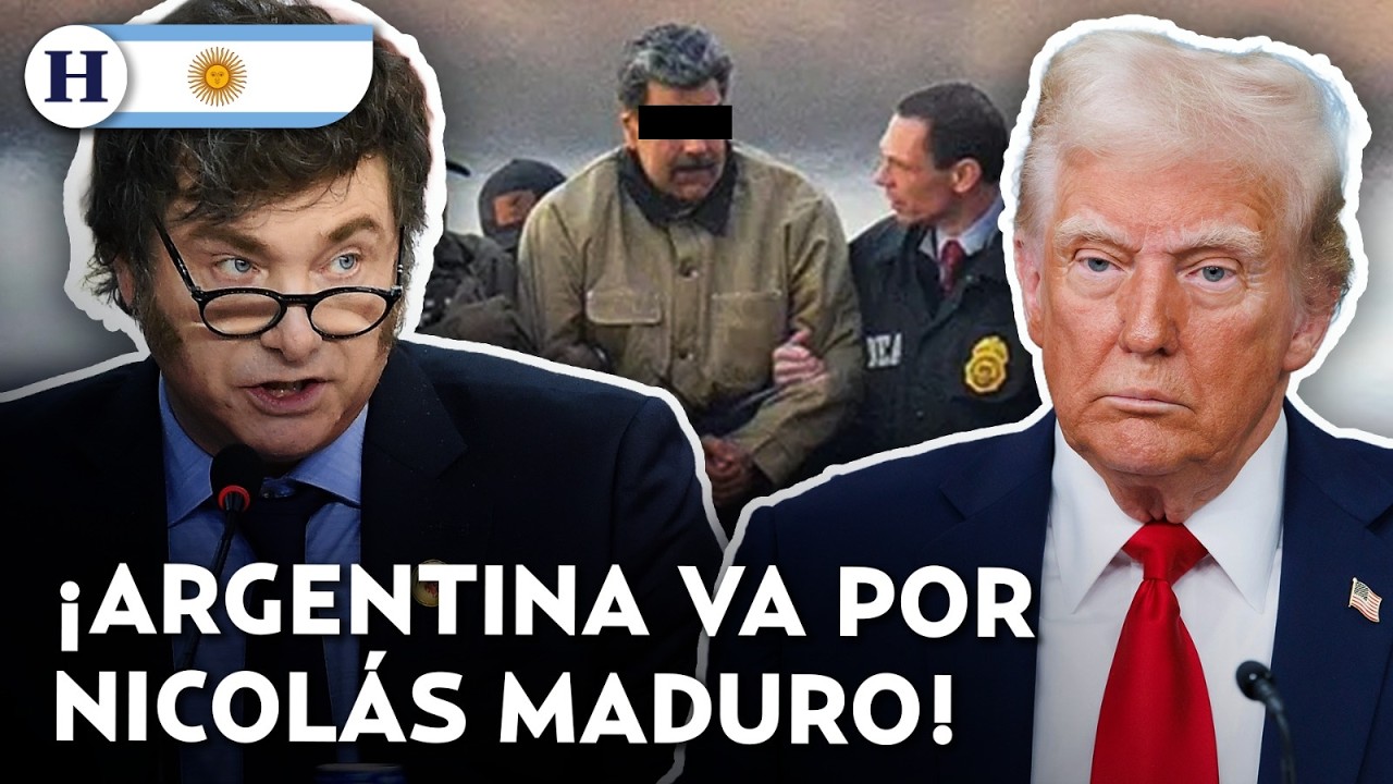 &iquest;Milei da respaldo total a Trump? Argentina pide extradici&oacute;n de Maduro por crimen de lesa humanidad