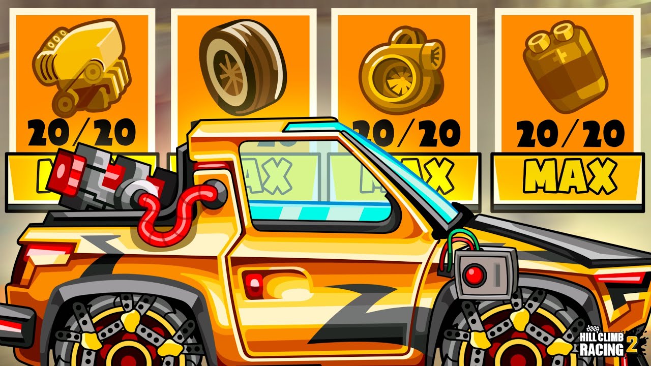 I'VE SPENT ALL THE COINS! NOW MY CC-EV HAS BEEN IMPROVED TO THE LIMIT! Hill Climb Racing 2