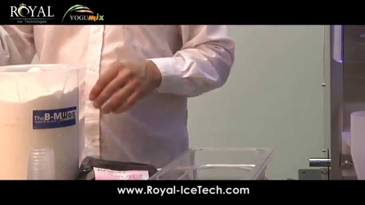 Yogumix Frozen yogurt machine – how to make Yogurt doses